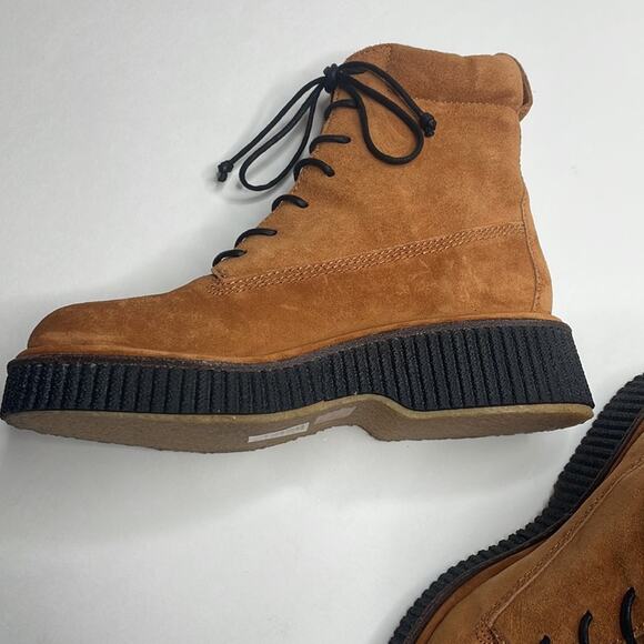 NWT rag and bone Sloane suede lace up boot with platform - Picture 7 of 13